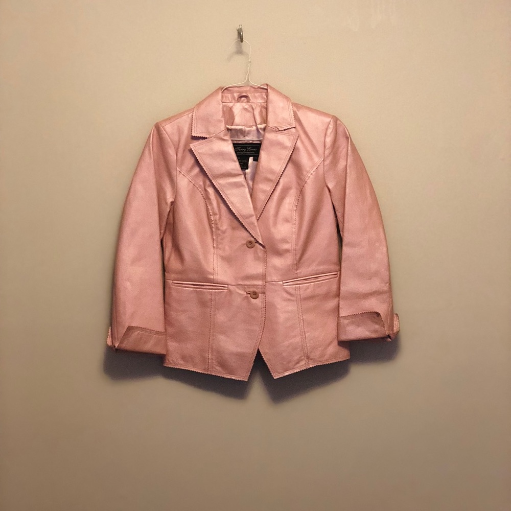 100% Genuine Leather Jacket by Terry Lewis.